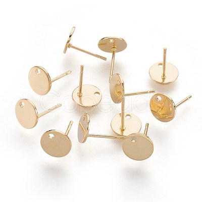 304 Stainless Steel Stud Earring Findings STAS-F188-02G-1