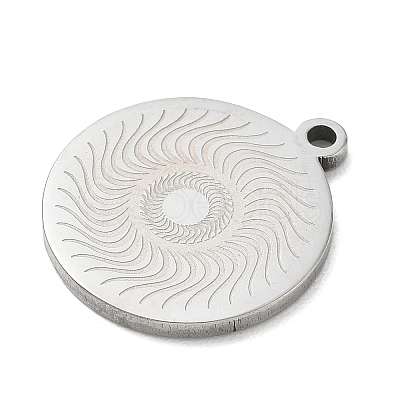 201 Stainless Steel Pendants SA-CBA3D3A-05P-15-1