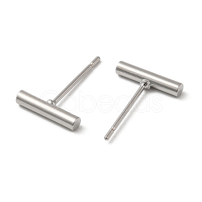 Brass Stud Earrings for Women Men KK-C028-23P-1