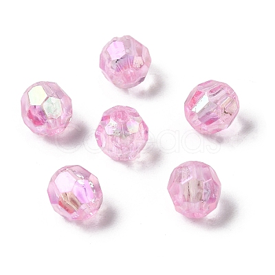 Eco-Friendly Transparent Acrylic Beads PL642-10-1