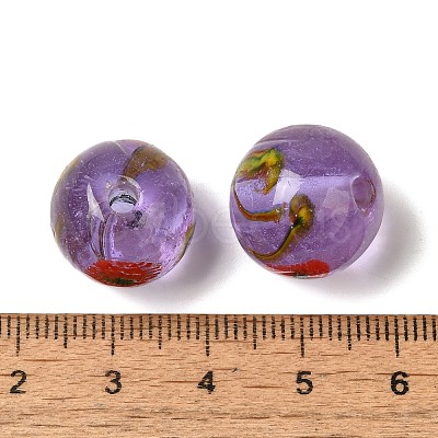 Handmade Transparent Lampwork Beads LAMP-C016-04E-04-1
