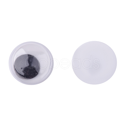 Black Wiggle Eye Sheets Need Glue on Round Moving Wiggly Wobbly Googly Eyes Arts and Craft Supplies 4-12mm KY-PH0003-B-1