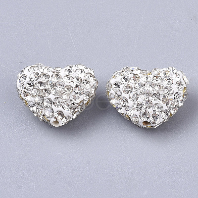 Polymer Clay Rhinestone Beads RB-S055-26A-03-1