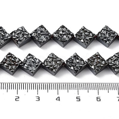 Synthetic Non-Magnetic Hematite Beads Strands G-H303-B15-1