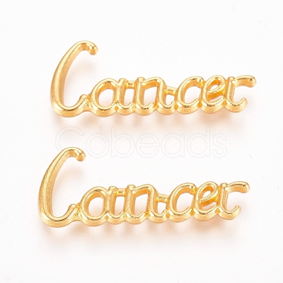 Golden Plated Alloy Cabochons PALLOY-WH0068-08G-1