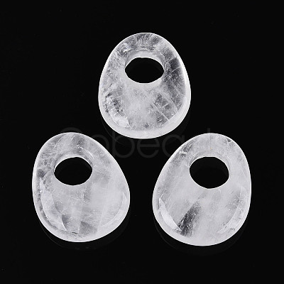 Natural Quartz Crystal Pendants X-G-T144-09A-1