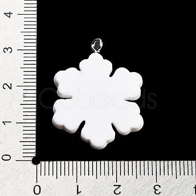Christmas Theme Opaque Resin Pendants RESI-F054-A10-1