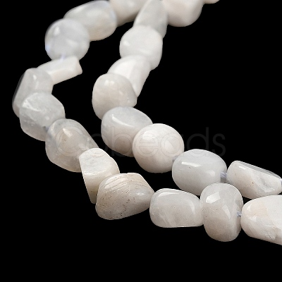 Natural Rainbow Moonstone Beads Strands G-P497-01E-69A-1
