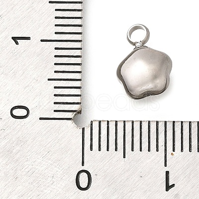 304 Stainless Steel Pendants STAS-Q346-02P-10-1