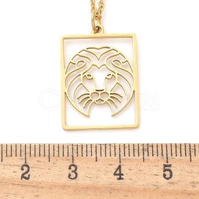 304 Stainless Steel Necklace LS-NJEW-D330-01G-05-1