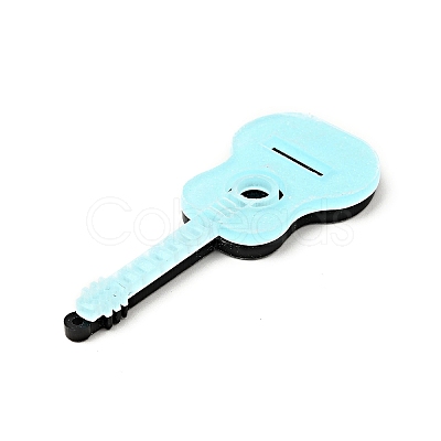 Guitar Shape Acrylic Big Pendants MACR-E002-02A-1