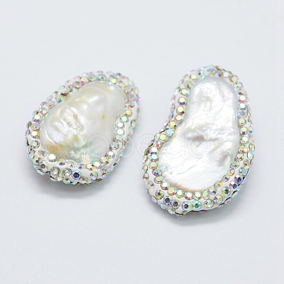 Natural Cultured Freshwater Pearl Beads PEAR-F006-38-1