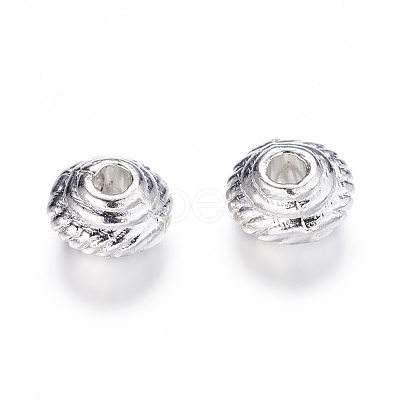 Tibetan Silver Color Plated Spacer Beads K0NJX022-1