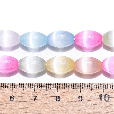 Dyed Natural Selenite Beads Strands G-T138-233M-1