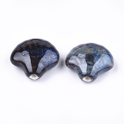 Handmade Porcelain Beads X-PORC-S498-36A-1