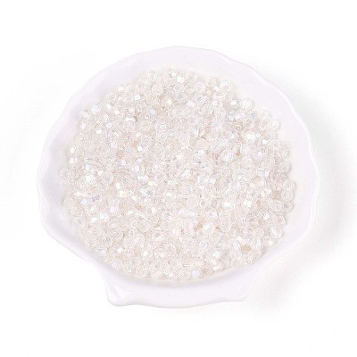 Transparent Spray Painted Glass Beads LS-EGLA-N018-4mm-12-1