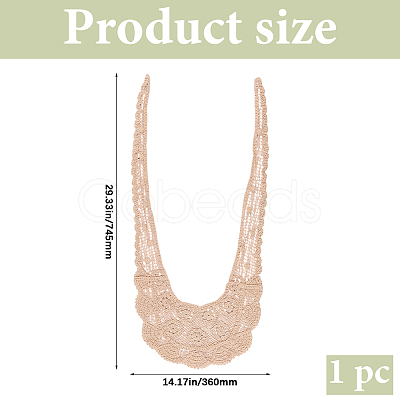 Polyester Knitted Triangle Headscarf AJEW-WH20072-69A-1