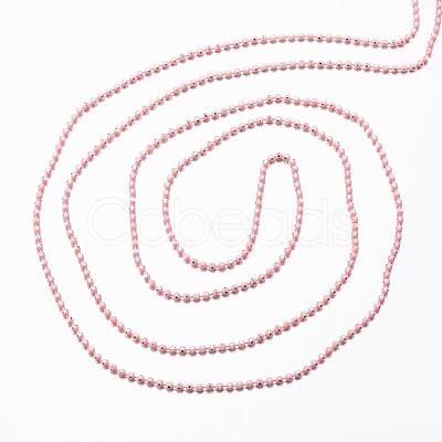 Brass Faceted Ball Chains CHC-D268-01-1