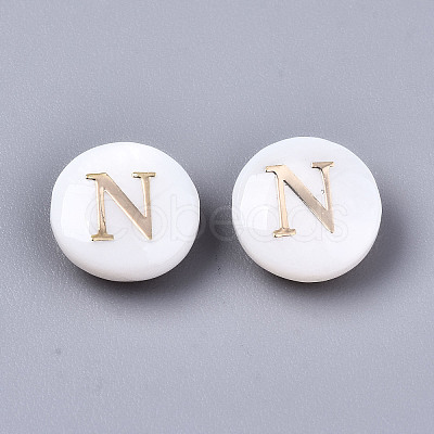 Natural Freshwater Shell Beads SHEL-S266-12N-1