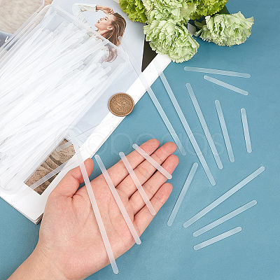AHADEMAKER 320Pcs 4 Style Nylon Boning Corset Strips DIY-GA0003-97-1
