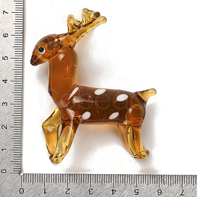 Handmade Lampwork 3D Animal Ornaments LAMP-H064-01F-1