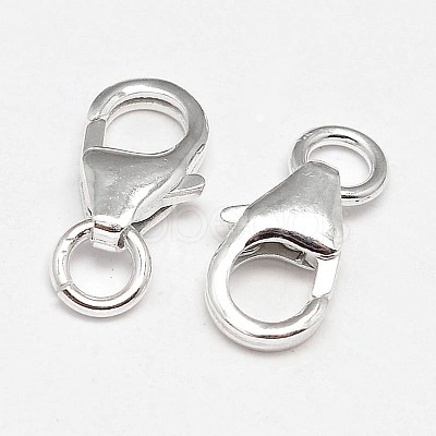 925 Sterling Silver Lobster Claw Clasps STER-F014-09D-1