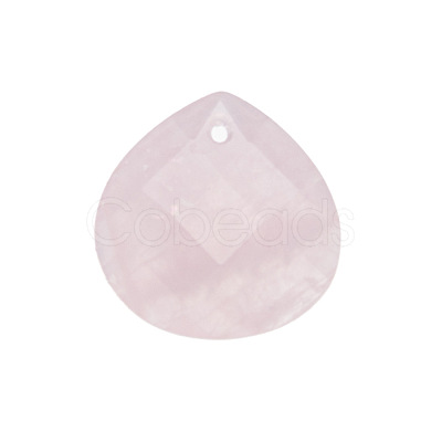 Natural Rose Quartz Pendants PW-WGA3F55-05-1