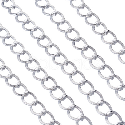 Aluminium Twisted Chains Curb Chains CHA-TA0001-05S-1