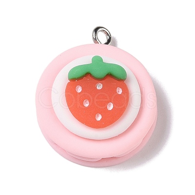 Opaque Resin Pendants RESI-S403-03F-1
