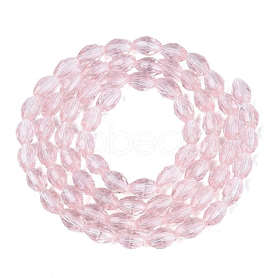 Transparent Glass Beads Strands GLAA-N071-01A-A03-1