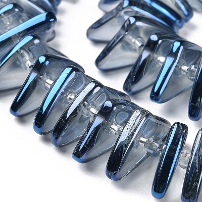 Electroplate Glass Beads Strands GLAA-K061-04A-FR03-1