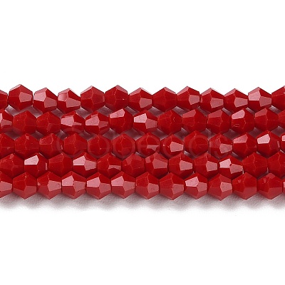 Opaque Solid Color Imitation Jade Glass Beads Strands LS-EGLA-A039-P4mm-D01-1