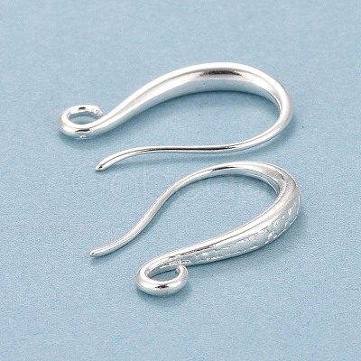 Rack Plating Eco-friendly Brass Earring Hooks KK-D075-11S-RS-1