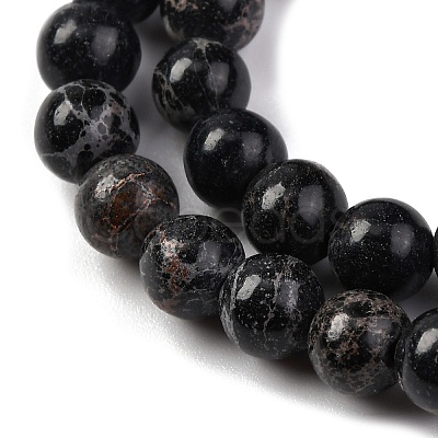 Dyed Natural Regalite/Imperial Jasper/Sea Sediment Jasper Beads Strands G-B124-C02-05-1
