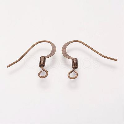 Brass French Earring Hooks KK-Q366-AB-NF-1