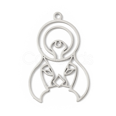Non-Tarnish 201 Stainless Steel Pendants LS-STAS-K250-03P-1