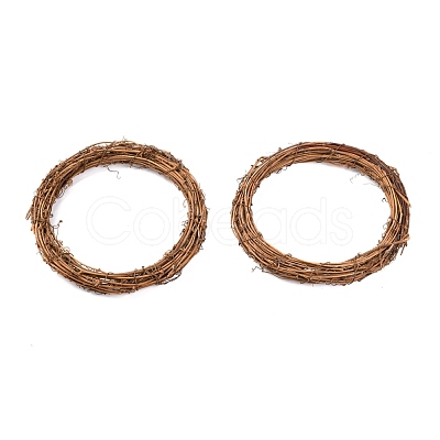 Circle Shape Rattan Vine Branch Wreath Hoop DIY-B022-01E-1