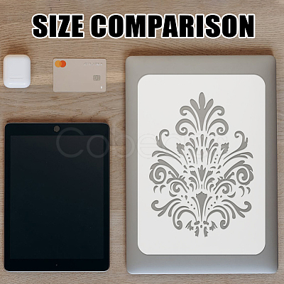 Plastic Hollow Out Drawing Painting Stencils Templates DIY-WH0396-835-1