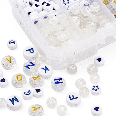 DIY Letter Beads Bracelet Making Kit DIY-YW0004-29-1