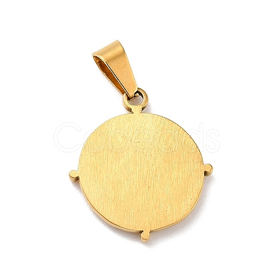 PVD Vacuum Plating 304 Stainless Steel Pendants X-STAS-F277-29G-1