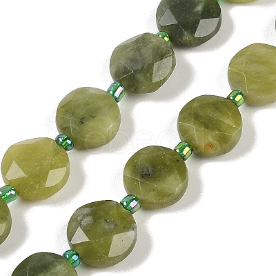 Natural Chinese Jade Beads Strands G-C116-A70-01-1