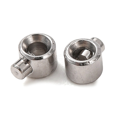 304 Stainless Steel Crimp Beads X-STAS-A151-04P-1