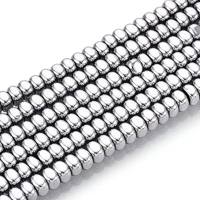 Electroplated Synthetic Non-magnetic Hematite Beads Strands G-T139-61A-1