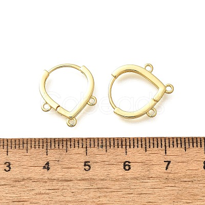 Brass Stud Earring Findings LS-KK-Q035-08G-1