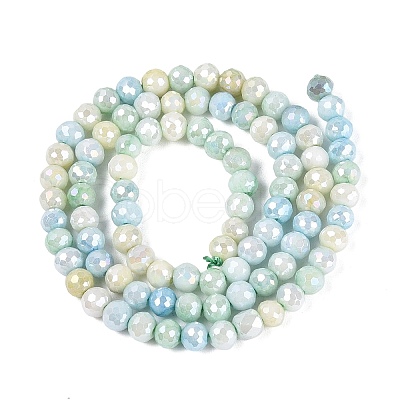 Anti-Tarnish Electroplate Glass Beads Strands EGLA-N027-02A-01-1