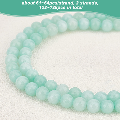 2 Strands Natural Malaysia Jade Beads Strands G-OC0002-36-1
