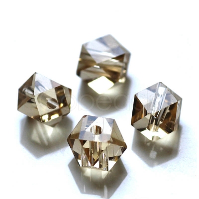 Imitation Austrian Crystal Beads SWAR-F084-6x6mm-28-1