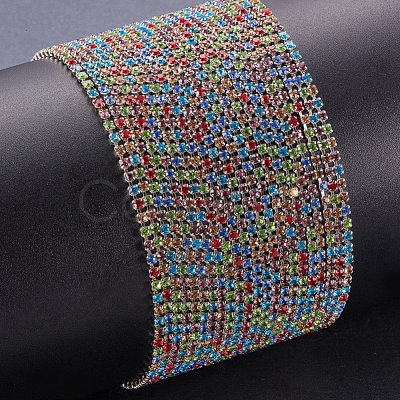 Brass Rhinestone Strass Chains CHC-R125-S6-15S-1