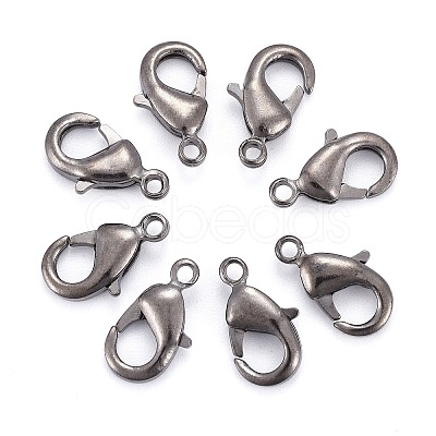 Brass Lobster Claw Clasps X-KK-902-B-1