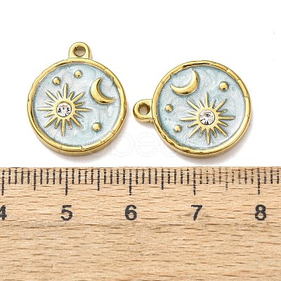 304 Stainless Steel Pendants STAS-N129-13A-G04-1